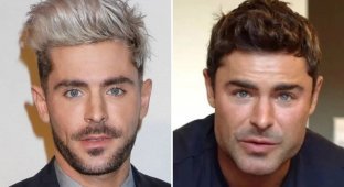 High School Musical star Zac Effron's face has almost stopped moving (2 photos + video)