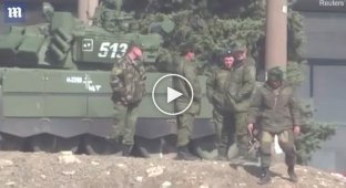 Передвижение российских танков к границе Украины