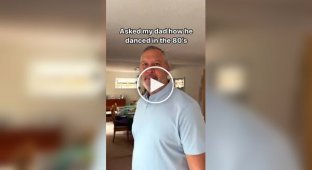 The guy asked his father to show how he danced in his youth