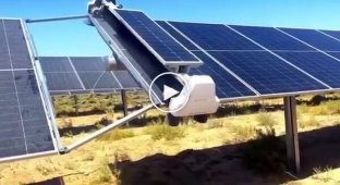 Как почистсить солнечные панели