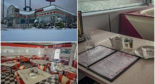 Inside an abandoned McDonald's diner frozen in time (6 photos)
