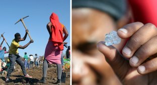 Деревню в Южной Африке охватила «алмазная лихорадка» (14 фото + 1 видео)