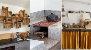 16 нестандартных кухонь, которые сэкономят семейный бюджет (17 фото)