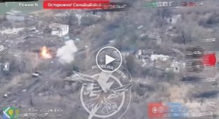 Kamikaze drone eliminated Russian soldier riding a motorcycle