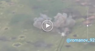 Orki sent a T-54 55 VBIED filled with 6 tons of TNT to Ukrainian positions near Maryinka, Donetsk region
