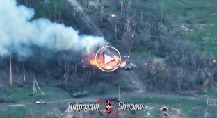 Unsuccessful attacks by the Russian military with the support of armored vehicles in the area of the village of Novomikhailovka, Donetsk region