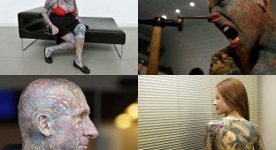 Невероятные татуировки (18 фото)
