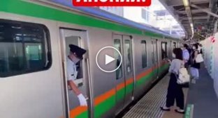 What train cars look like in Japan