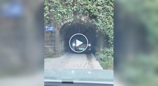 Знаменитий вузький тунель в Чунціні