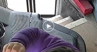 In the USA, a student was able to stop a bus whose driver became ill while driving