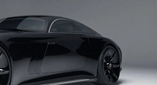 Новый концепт Vision Iconic от Mercedes - его сравнивают с автомобилем Бэтмена (6 фото)