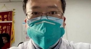 Врач Ли Вэньлян, первый сообщивший о коронавирусе, скончался (2 фото)