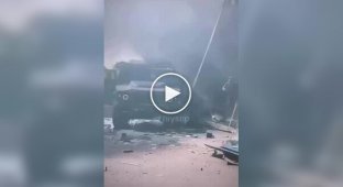 Three two hundredth Kadyrovites: the first moments after the attack on a gas station in the occupied village of Velikie Kopani in the Kherson region