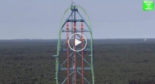 The world's tallest and fastest free fall ride