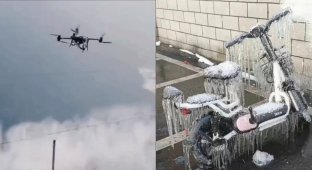 Юг Китая покрылся льдом (3 фото + 2 видео)