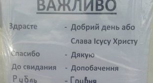 На Прикарпатье предприниматель придумал, как обучить туристов базовому украинскому языку. Фотофакт