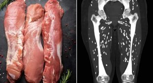 What is the danger of eating half-raw pork (5 photos)