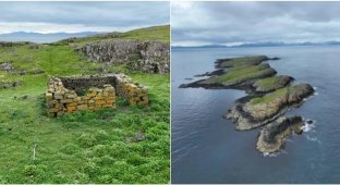 An island in Scotland is being sold for the price of a one-room apartment in Moscow (4 photos + 1 video)
