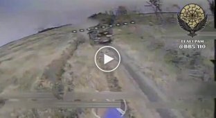 Drone operators of the 110th Separate Mechanized Brigade caught a Russian tank by surprise and destroyed it
