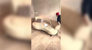 Comfortable sofa for the living room