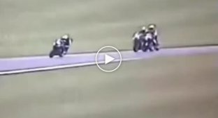 Мотоцикл розщепився на атоми