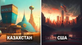 The future according to neural networks: what different countries will look like in 2123 (6 photos)
