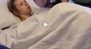 The girl fell in love with her boyfriend again after anesthesia