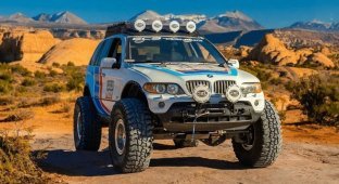 The 2006 BMW X5 was turned into a full-fledged SUV (8 photos + 1 video)