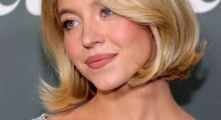 Sydney's "Naked Dress" Sweeney, which shows everything - and even more (7 photos + video)