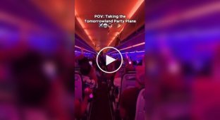 Party flight for music festival goers