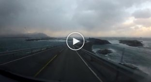 Удивительное шоссе в Норвегии