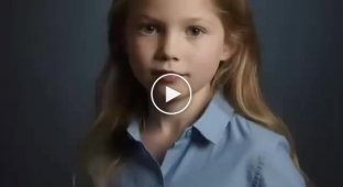 A sentimental video that showed the process of growing up and aging in just 13 seconds