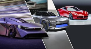 Sports cars of the future presented at the Tokyo Japan Mobility Show (39 photos)