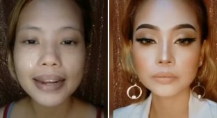 Asian makeup transforms girls so much that they may not be recognized even by relatives (16 photos)