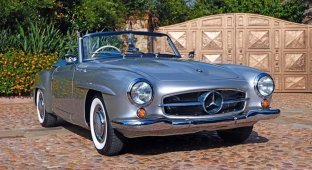 The first production roadster, the 1955 Mercedes-Benz 190 SL, is up for auction (36 photos)