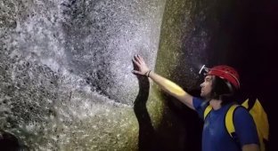 В пещере нашли гигантский "паучий город" (4 фото + 1 видео)