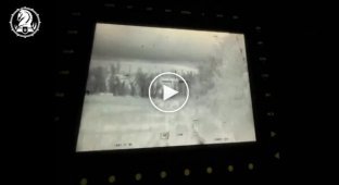 Ukrainian M2A2 Bradley crew members shot down a Russian FPV drone with a Bushmaster gun