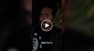Sleeping in a tent didn't go according to plan