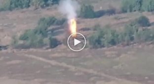 A Russian T-72 tank was destroyed by BULAVA unit fighters with a Wild Hornet drone