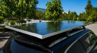 In Uzbekistan, They Tried to Save on Electric Car Charging Using the Sun (4 photos)