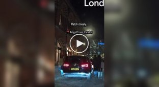 Кража чемодана из багажника машины в Лондоне