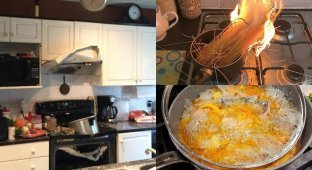 Culinary "hell": a selection of photos when cooking turned into a tragicomedy (16 photos)