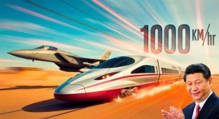 Поезд на магнитной подушке со скоростью 1000 км/ч и 5G: Китай развивает Hyperloop! (6 фото)