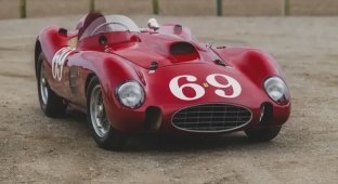 Уникальную Ferrari 1955 года, на которой ездил Кэрролл Шелби, выставят на аукцион (17 фото)