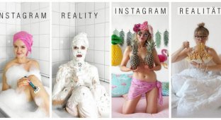 Креативная немка высмеивает гламурные фотографии из Instagram (25 фото)
