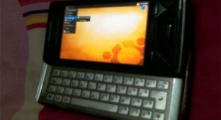 Ubuntu 8.04 установили на коммуникатор Sony Ericsson XPERIA X1