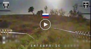 Soldiers of the 128th OGShBr hit a Russian T-90M Breakthrough tank with a drone in the Zaporozhye direction