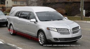 Lincoln MKT - лимузин для усопших VIP персон (9 фото)