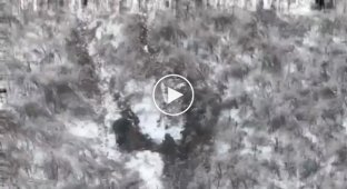 Прилет снаряда по группе российских военных на Авдеевском направлении