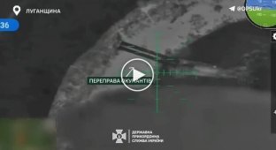 На Луганщині українські прикордонники знищили річкову переправу окупантів